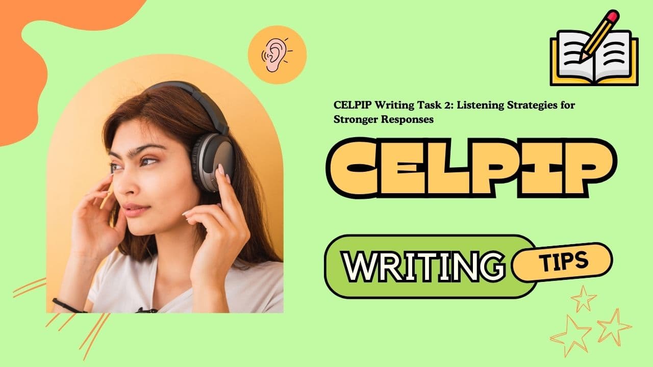 CELPIP Writing Task 2: Listening Strategies for Stronger Responses